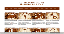 Desktop Screenshot of elhoroscopodeldia.net